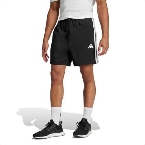 adidas Herren Essential Three Stripes Chelsea Short, Black/White, XL