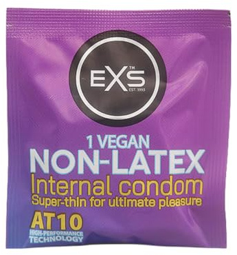 EXS | Internal Condoms for Her | Female Condoms | Maximise Your Safety & Pleasure | Soft Leg Loops | 25 Pack