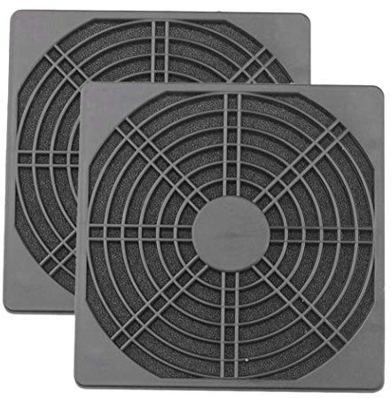 Agwuoetr 2 StüCke Staubdichter GebläSe Schutz ABS Computer Ventilator Grill 120 Mm LüFter Filter LüFter Gitter Abdeckung Werkzeugloses LüFter Sieb