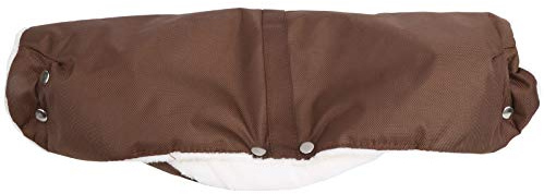 Stroller Hand Muff Winter Extra Thick Pushchair Gloves,Stroller Gloves Winter Hand Warmmuffs for Pushchair Pram StrollerCar Seat Bar(DARK BROWN)