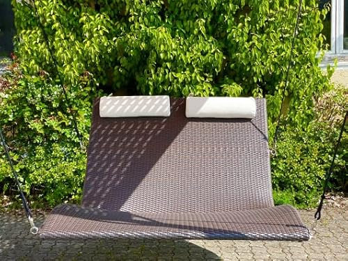 Rattania Schwebeliege, Hängeliege, Hängeschwebeliege Fano Mocca