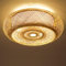 SanBouSi Deckenlampe Boho Antike Bambus Deckenlampe Retro Kreative Rattan Lampenschirm Kronleuchter E27 Land Korridor Pendelleuchte Handgewebte Warmes Lamp 40cm