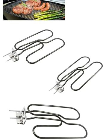 WOZLO Grille Barbecue，Barbecue，Weber Accessoires Barbecue，Élément Chauffant de Remplacement pour Barbecue, Compatible 66631 (réglementation européenne), adapté aux Grils électriques Q140, Q1400