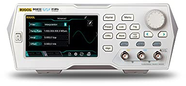 RIGOL DG832 Funktions-/Arbitrary Waveform Generator,35MHz Maximale Ausgangsfrequenz,125Msa/s,16bits,2 Ausgangskanal,Eingebaute 160 Arten von Arbitrary Waveforms