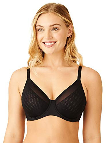 Wacoal Elevated Allure Damen Bügel-BH, Schwarz, 80F