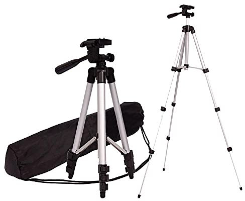 Rebeca Shop Cavalletto 102cm Universale Videocamera Treppiede Compatibile con Fotocamera Digitale 3110