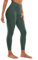 CRZ YOGA Butterluxe Damen High Waist Sport Leggings Blickdicht Yoga Leggins Sporthose Workout Gym Yogahose - 64cm Dunkles Waldgrün 34