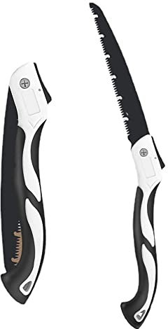 Klappbare Handsäge Holz Bügelsäge Astsäge Überlebenssäge 21,6 cm verdickte Klinge