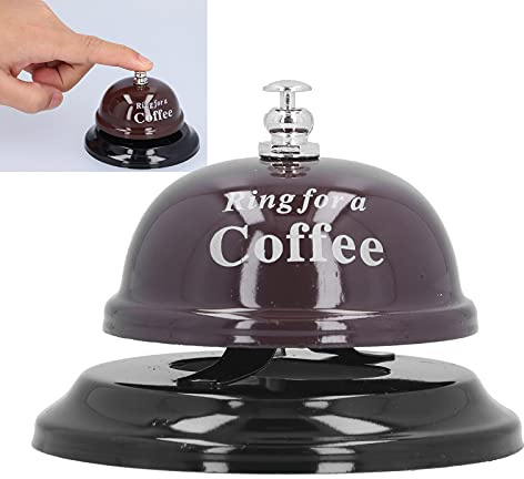 Culnflun Sonnette de Table, Cloche de Bureau, Sonnette de Comptoir Sonnette de Réception, Cloches D'appel de Restaurant Clochette Table Bar pour Cuisine, Hôtel, Bar, Dressage d'animaux