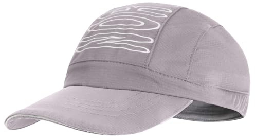 AYPOW Vattentät baseballkeps unisex, snabbtorkande sportlöparmössa med reflekterande brätte män kvinnor, UV-skydd solhatt justerbar vikning lätt utomhushatt för golf promenader camping, Grå, one size