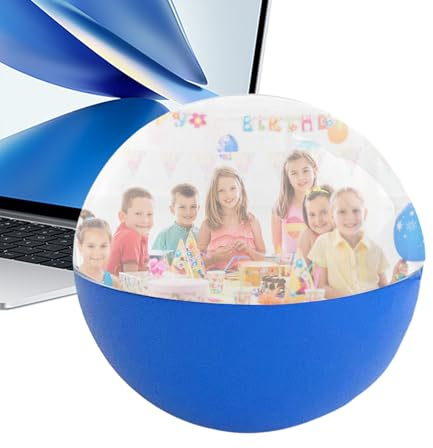 Hiemible Memory Orb | 2.7 Inch Memory Video Ball,Digital Display Photos Sphere,for Anniversaries Birthday Wedding Kids Christmas Halloween Party Night Celebration