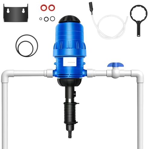 Miscelatore di fertilizzante, 20-2500 l/h, dosatore di fertilizzante con tubo da giardino e supporto, iniettore 0,4-4%, per agricoltura, giardino, capanno da giardino