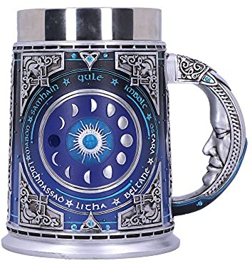 Nemesis Now Moon Guide Bierkrug, 15,5 cm, silberfarben