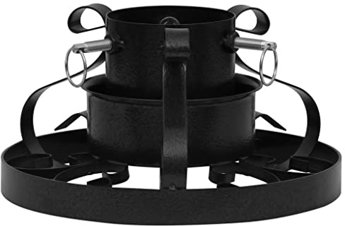 vidaXL Julgransfot svart 29x29x15,5 cm