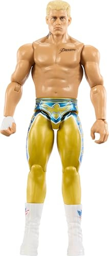 Mattel WWE Figuras de acción coleccionables de superestrellas de 15,24cm con 14 puntos de articulación y aspecto realista (los estilos pueden variar), JGD46