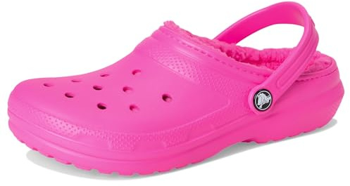 Crocs Klassischer gefütterter Kinder-Clog, Rose, 30/31 EU