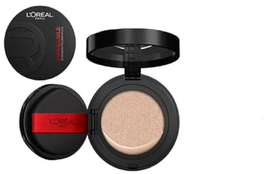 L'Oréal Paris Base de Maquillaje Infallible, Hasta 24H* de Duración, Fórmula Ligera y Transpirable, Inspirada en Belleza Coreana, Apta para Pieles Sensibles, Fresh Wear Cushion, Tono: 127