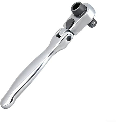 Mini Activity Head Ratschenschlüssel mit 72 Zähnen Umschaltknarre und 180 Grad flexiblem Schwenkkopf für schnellen Richtungswechsel