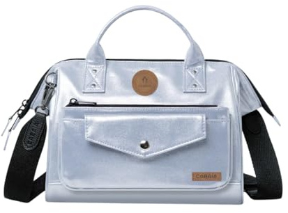 CABAIA sac à main sac à épaule bandoulière Adventurer Iridescent Crossbody Fiji argenté