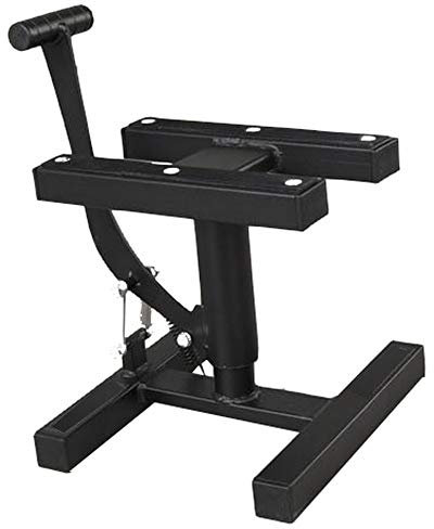 CRUIZER Cavalletto Centrale Nero Alza Moto Motocross Enduro Motard Manutenzione Portata Massima 200 Kg Colori Assortiti (Nero)