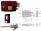CISA 50180-60-2 SERRATURA APPLICARE CILINDRO STACCATO SX
