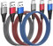 AINPOW Cable USB C 2M [Lot de 3], Charge Rapide Nylon Tressé 3A Cable USB A vers USB C Cable Chargeur pour Samsung Galaxy S23/S22/S21 Ultra/S20/S10/S9/S8,Huawei,Sony,Xiaomi