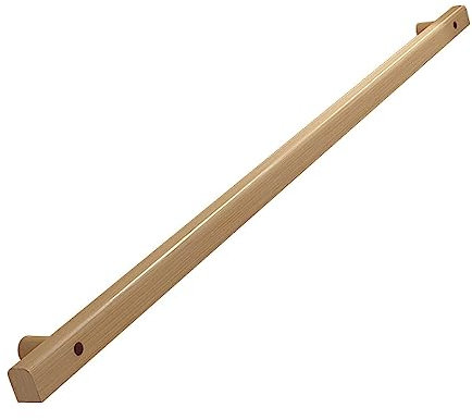 Gorssen Handlauf Holz Handlauf Geländer,Handläufe für Treppen, Treppengeländer Innen,Geländer aus Holz,Rutschfreier Haltegriff,Geeignet für Treppen,Wand,Flur,Badezimmer Handlauf