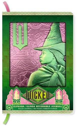 Wicked: Elphaba / Glinda Reversible Sculpted Journal