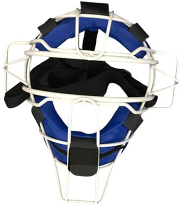 Harilla Casco da Baseball Catcher con Maschera facciale Casco da Softball con Protezione per Il Viso per Uomini e Donne, Blu