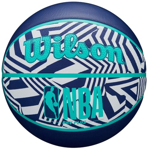 Wilson NBA DRV Plus Dazzle Camo Ball WZ3016102XB - Balones de Baloncesto Unisex, Color Azul Marino, Talla 5 EU