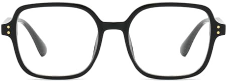 LJCZKA Blue Light Blocking Glasses Square for Women and Men,Retro 90s Oversized Computer Gaming Glasses Rectangle Clear Lens Computer Eyewear Anti Eyestrain for Reading, Texting & TV