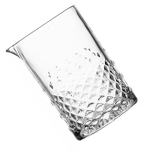 LAPYAPPE 1pezzi Bicchiere Miscelatore Cocktail in Vetro Spesso Per Mescolare Cocktail e Bevande Design Becco d Aquila Per Versare Facilmente