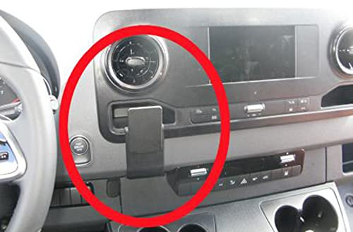 Brodit | ProClip Fahrzeughalter 855442 | Made IN Sweden | Mittelbefestigung | für linkslenkende Fahrzeuge | passt Gerätehalter, Black