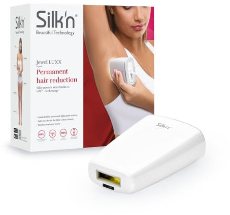 Silk'n Jewel Luxx - IPL Dauerhafte Haarentfernung - für jeden Hauttyp - mit 200.000 Lichtimpulsen, Weiß