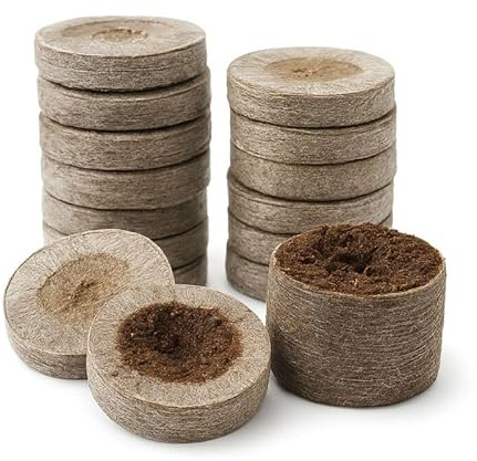 Weedness Vasi di Torba Jiffy® 1000 PZ per la Coltivazione - Compresse di Cocco terriccio Terreno di Coltivazione di pomodori talee