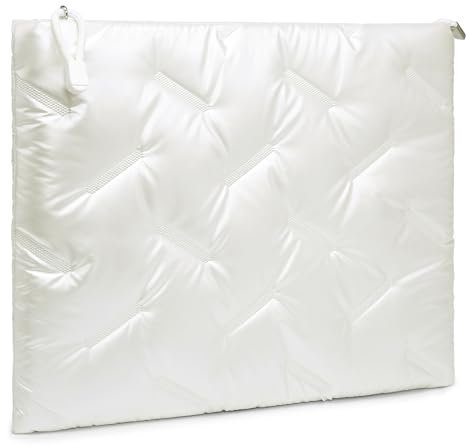 GAOCHY 13.3-14 Inch Puffy Laptop Sleeve for Macbook Pro 14 M4/M3/M2/M1 Pro/Max 2025-2021, 14 inch ASUS Chromebook/Zenbook, HP Pavilion x360 14, 14 inch Dell Latitude, Dell XPS 14, Pearl White