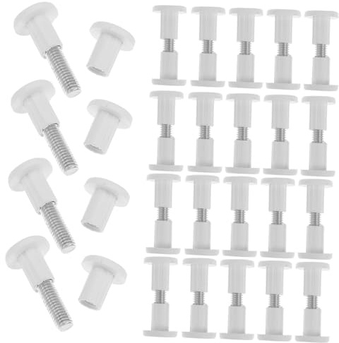 NUOBESTY 50piezas Sujetadores Madera Tornillos Fijaciones Muebles Tablero Madera