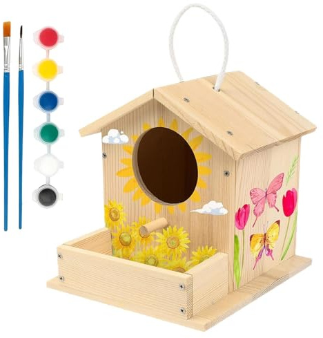 Kits Nichoirs Pour Artisanat Bois Peinture Naturelle