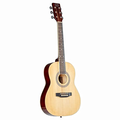 J & D AG-1 1/2 NT Westerngitarre - Akustik-Gitarre Dreadnought Mit Natural Agathis Decke, Ideal Zum Lernen