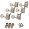 Fender Road Worn® Guitar Tuning Machine Heads, Set of 6, Road Worn Nickel Finish