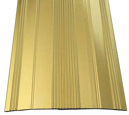 Metal Extra Wide Carpet Cover Strip Door Bar Trim (900mm, Brass)