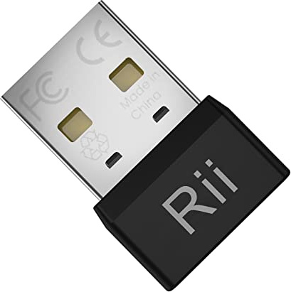 Rii Mouse Jiggler USB Nicht Nachweisbar - Maus Jiggler, Wackelmaus, Mausbeweger, Verhindert Bildschirmschoner und Schlaf-Modus, Plug and Play - Schwarz