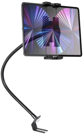 Oilcan Sitzschiene Autohalterung Tablet Halterung, LKW Van Bolzen Tablet Handyhalter mit Schwanenhals Metall Langarm für iPad Pro Air Mini, Samsung Tabs, iPhone, mehr 4-13 Handys und Tablets