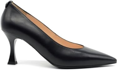 NeroGiardini I205580DE tofs Pandora svart eleganta pumps för kvinnor av läder spole klack, svart, 40 EU