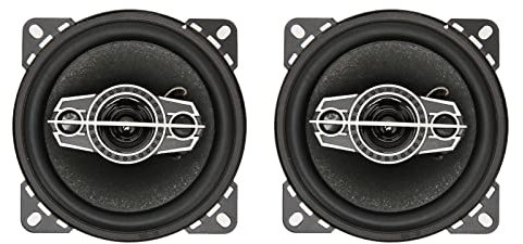 2 Pcs Car Coaxial Speakers, 4 Inch 300W Stereo Car Sound Loudspeaker, Full Range Bass 4 Ohm 30Hz to 36KHz Frequency Response Vehicle Speaker