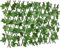 Expandable Artificial Grass Fence Green Leaves Trellis Hedge, 70cm High, Extends to 140cm, Artificial Wall Hedge Balcony Privacy Decorative Trellis Faux Green Grass Plant for Home Décor