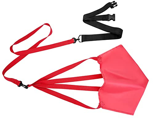 DcnrInsr Swimming Strength Training Resistance Belt Swim Training Exerciser Belt Parts Kit with Drag Parachute for Adults Children
