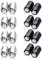 GUTERTOP 16 Pcs Ventilkappen Auto Metall, Autoventil Kappe mit Gummiringdichtung, Niedliches Hundetatzen-Muster Reifenventilkappen, Universal Reifenventilkappen für Motorrad PKW SUV UVM