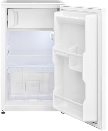 Respekta Unterbaukühlschrank Gustav mit 2 Sterne Gefrierfach / 83,8 cm Höhe / 48 cm Breite / 82 L Nutzinhalt/Wechselbarer Türanschlag/verstellbare Füße / KSU50-10 / Max. 41 dB