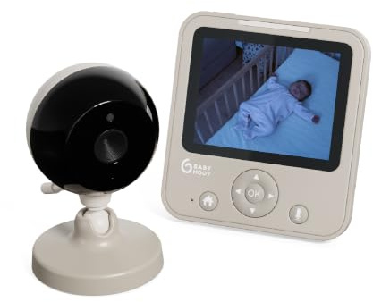 Babymoov Yoo Start babyphone kamera - batteriskärm - 300 m räckvidd - nattseende och VOX-funktion - vaggvisor - livstidsgaranti